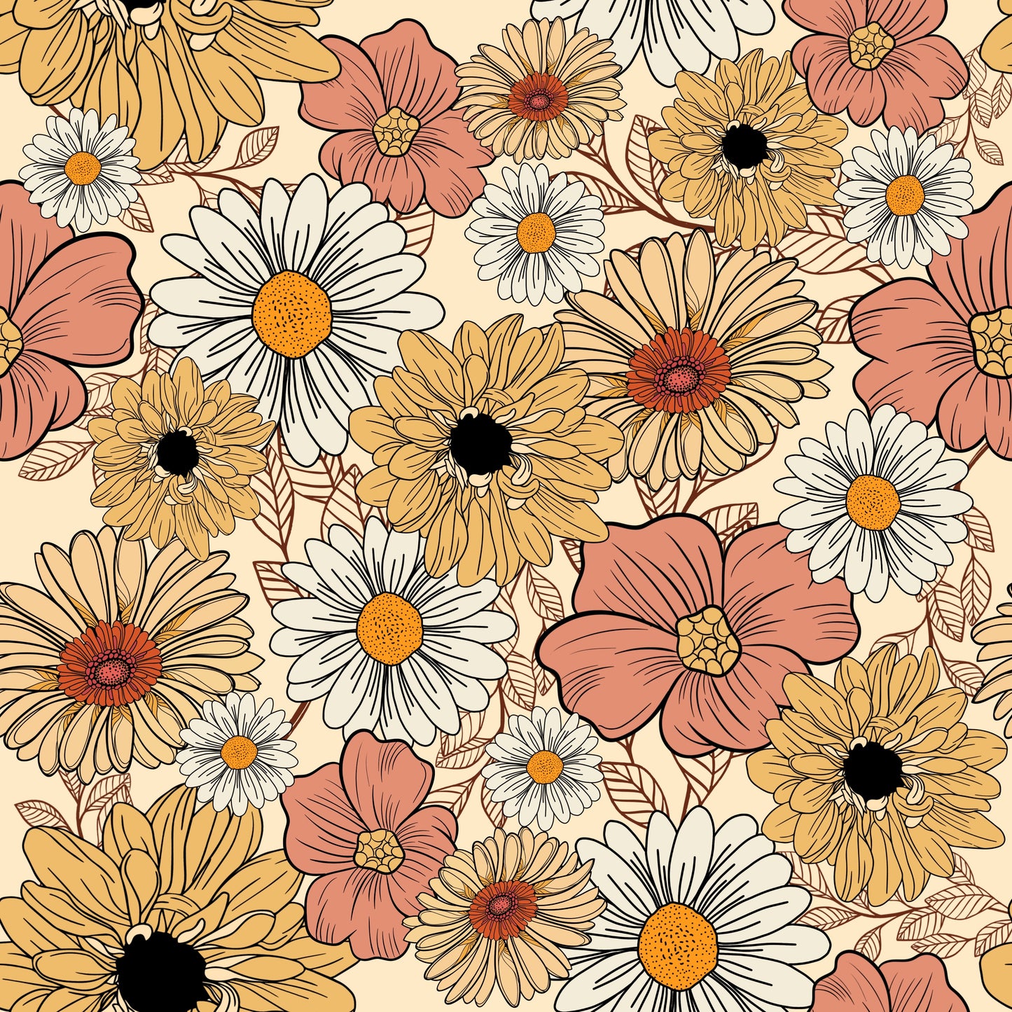 Boho floral