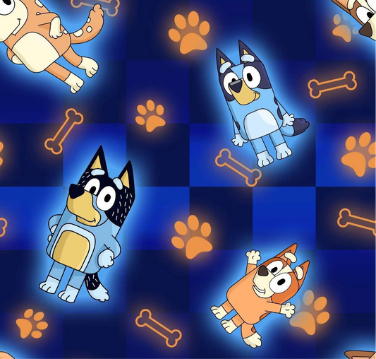 Neon blue healers