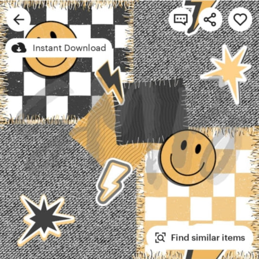 Weekly Special (smiley patchwork)