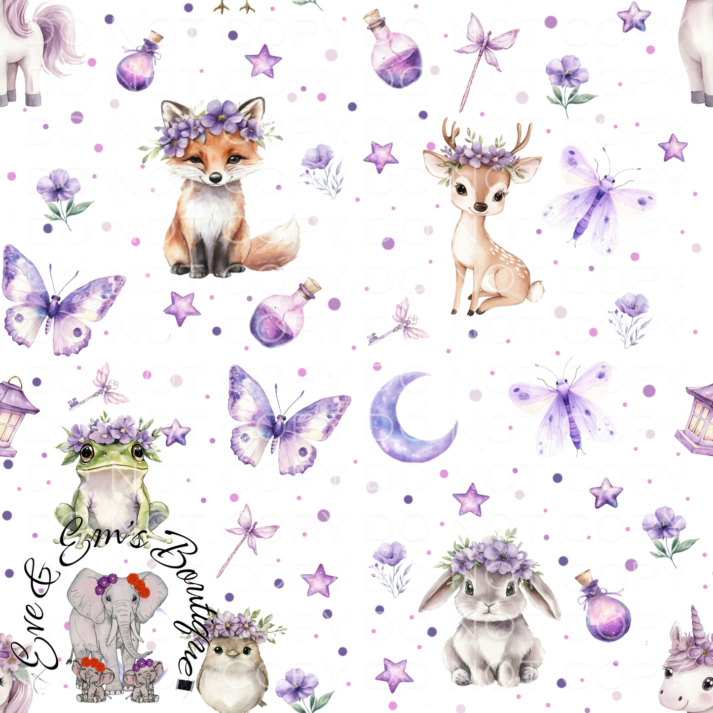 Purple Fairy Friends